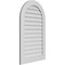 Ekena Millwork Round Top Surface Mount PVC Gable Vent: Non-Functional, w/ 3-1/2"W x 1"P Standard Frame, 26"W x 42"H GVPRT26X4201SN - alternate 3